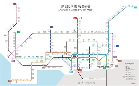 蓮塘地鐵站路線圖|深圳地铁线路图，2024最新深圳地铁线路图，深圳地。